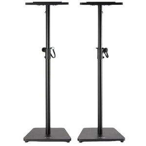 On-Stage SMS7500B Wood Studio Monitor Stands (Black, Pair)