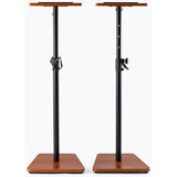 On-Stage SMS7500RB Wood Studio Monitor Stands (Rosewood, Pair)