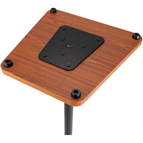 On-Stage SMS7500RB Wood Studio Monitor Stands (Rosewood, Pair)
