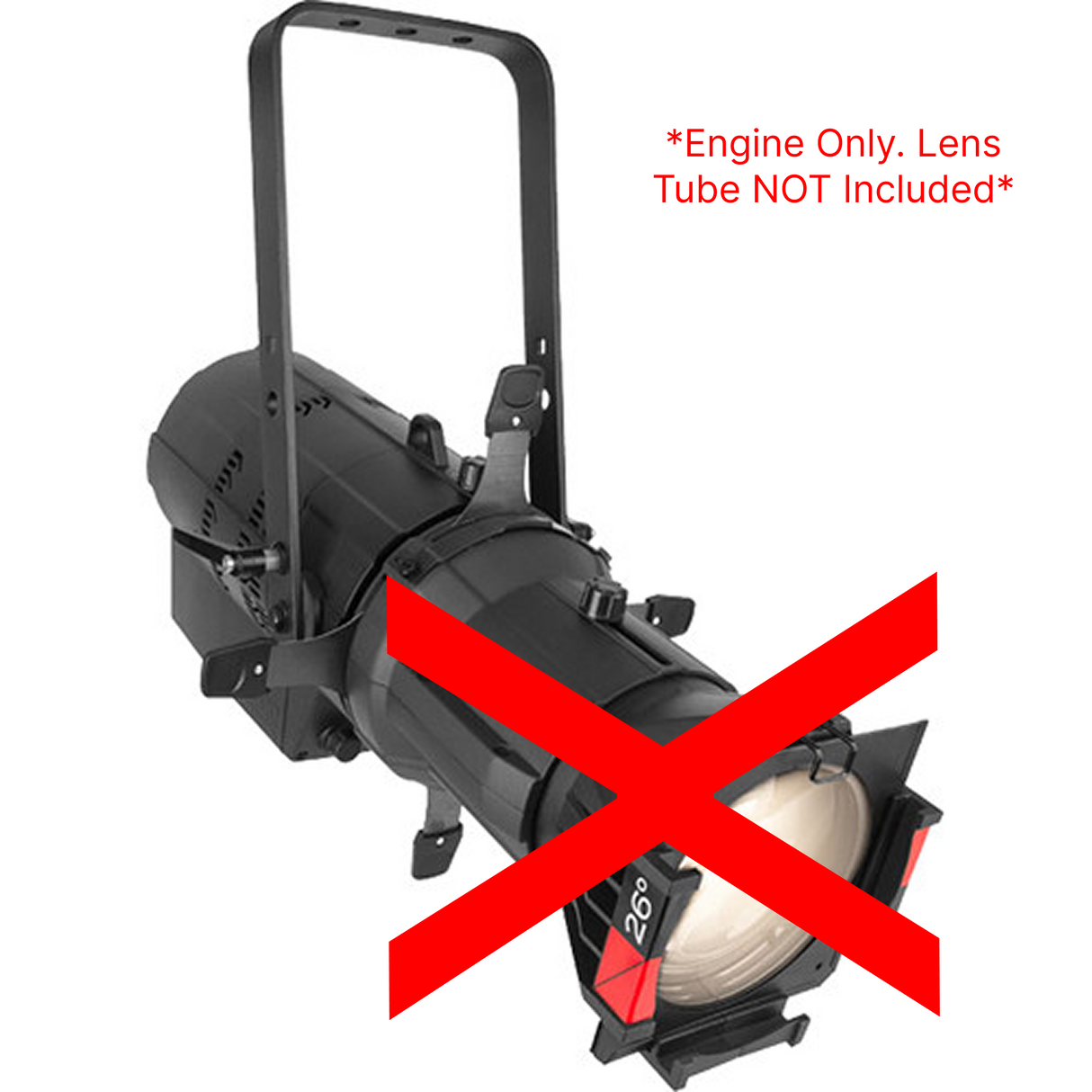 CHAUVET Professional Ovation E-260WW IP Warm White LED Ellipsoidal [B-Stock / Manufacturer Refurb: 6-Month Warranty] - Lens Tube NOT Included