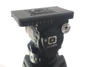 Ozen Miller Two Stage Tripod (Max Hight 62") w/ Agile 10 Fluid Head In Soft Carrying Case