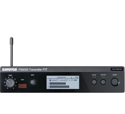 Shure P3T - Wireless Transmitter  for PSM300 (G20 Band: 488-512 MHz)