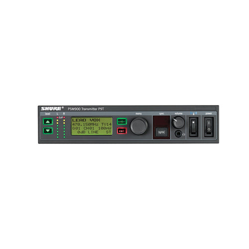 Shure P9T Wireless Transmitter for PSM 900 In-Ear Personal Monitoring System (H21: 542 to 578 MHz)