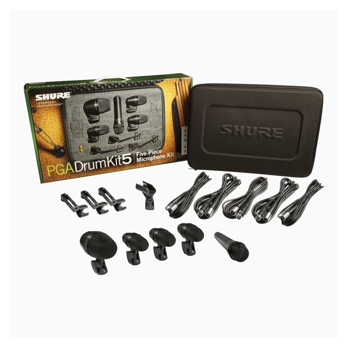 Shure PGADRUMKIT5 5-Piece Drum Microphone Kit