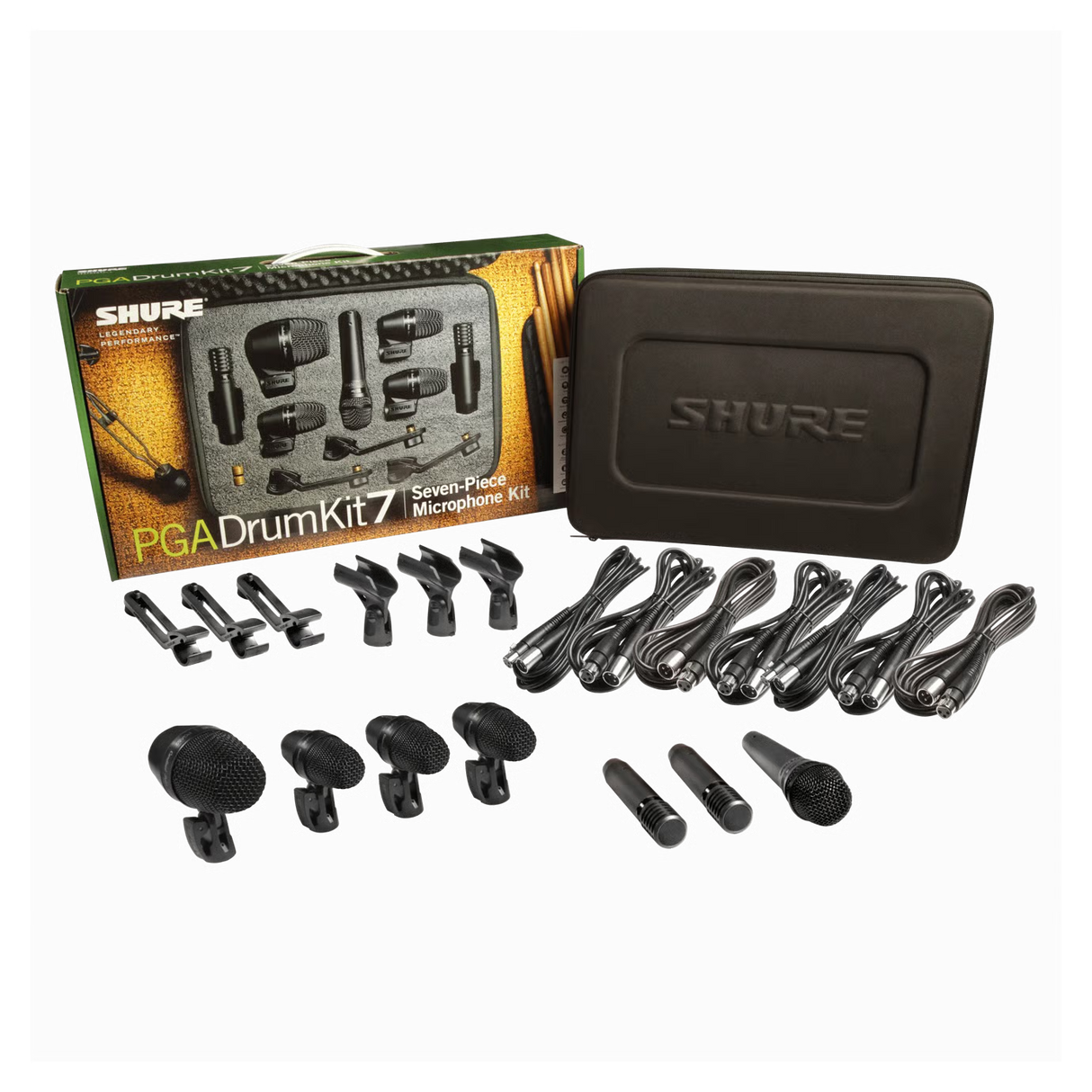 Shure PGADRUMKIT7 7-Piece Drum Microphone Kit
