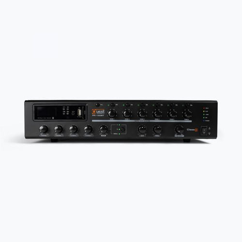 (NEW) Quest PR130BT 70V 130W Mixer Amp 6 Output