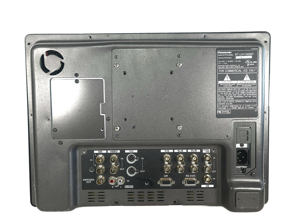 Panasonic BT-LH1700WP LCD MONITOR in Soft Carry Case