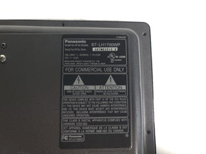 Panasonic BT-LH1700WP LCD MONITOR in Soft Carry Case