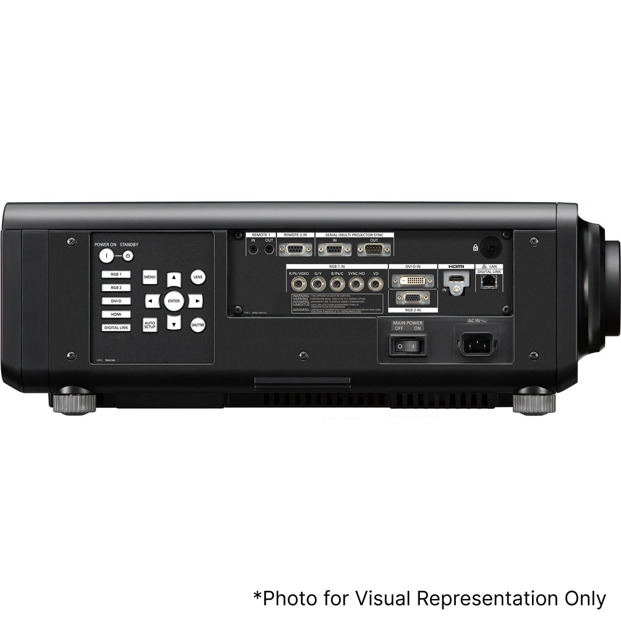 Panasonic PT-RZ690LB 6,000 Lumens WUXGA DLP Large Venue Laser Projector (3342 Laser Hours) [NO LENS]
