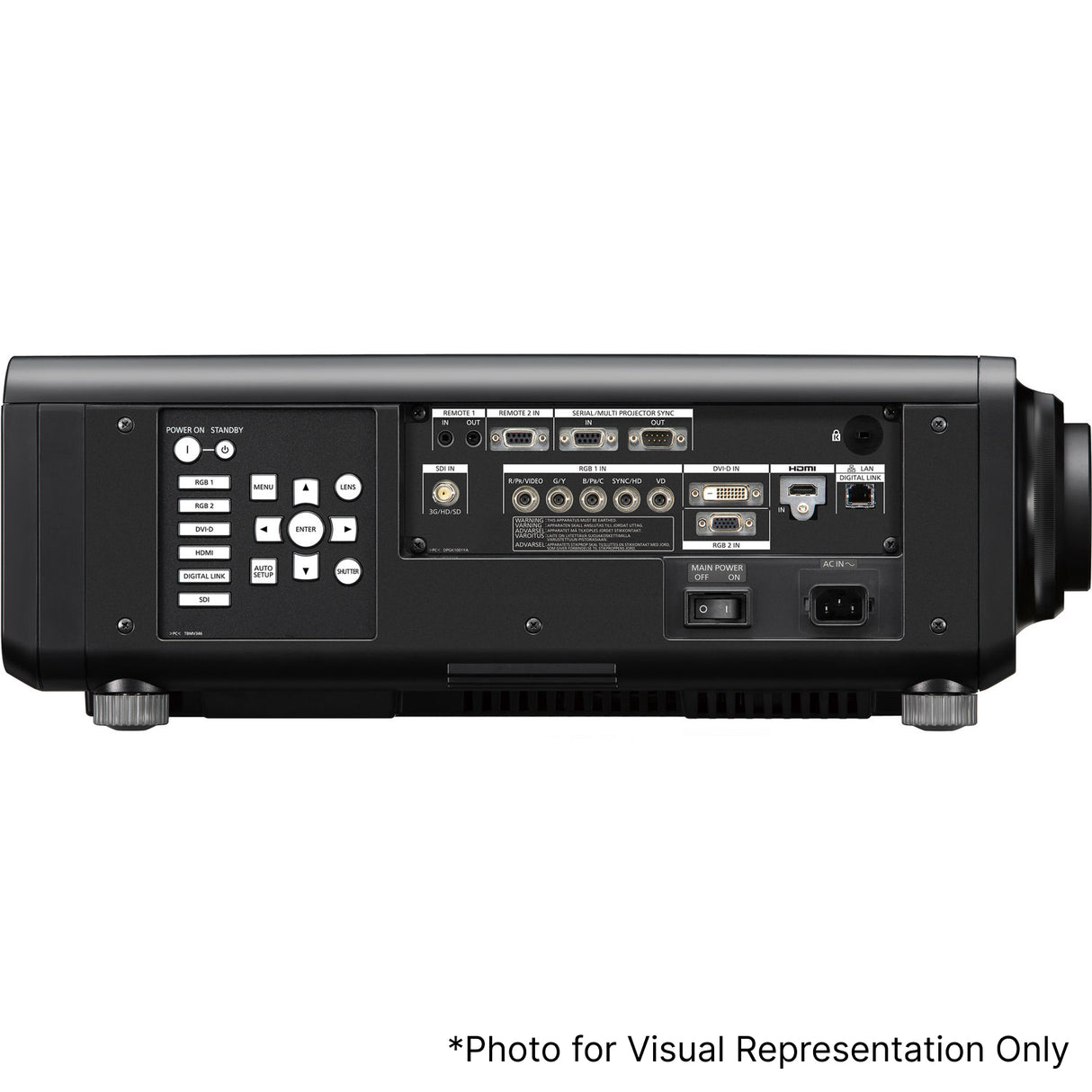 Panasonic PT-RZ770LB 7,000 Lumens WUXGA DLP Large Venue Laser Projector  (11161 Laser Hours) [NO LENS]
