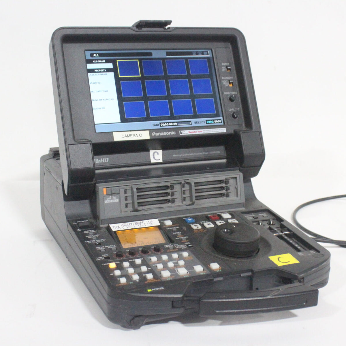 Memory Card Recorder Panasonic AJ-HPM200P P2HD Portable Memory Card Recorder – AVGear.com