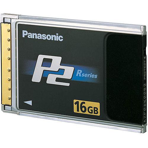 Panasonic AJ-P2C016RG P2 R-Series 16GB P2 High Performance Data Memory Card