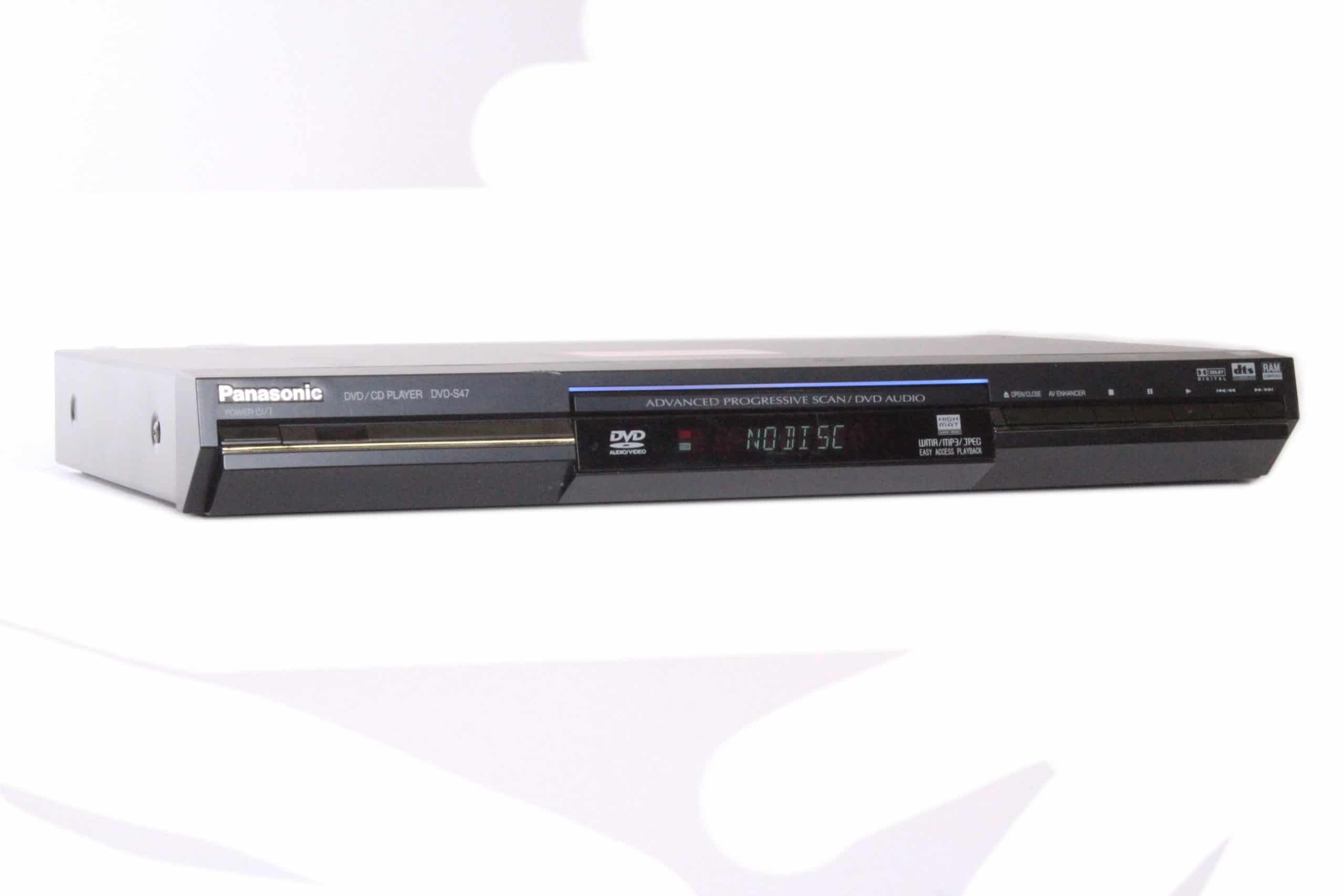 Panasonic DVD-S47 DVD/CD Player Model – AVGear.com