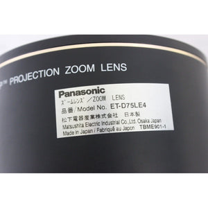 Panasonic ET-D75LE4 4.6 to 7.4:1 - Ultra Long Throw Lens