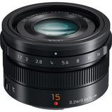 Panasonic H-X015K LUMIX G LEICA DG SUMMILUX H-X015K Lens 15mm F1.7 ASPH