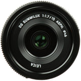 Panasonic H-X015K LUMIX G LEICA DG SUMMILUX H-X015K Lens 15mm F1.7 ASPH