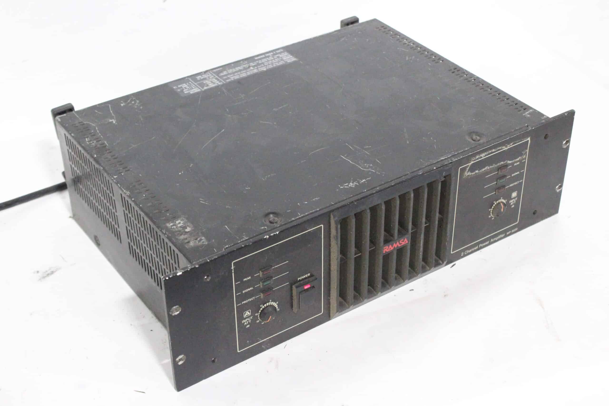 アンプ Ramsa WP-9220 Panasonic WP-9220 2 Channel Power Amplifier – AVGear.com