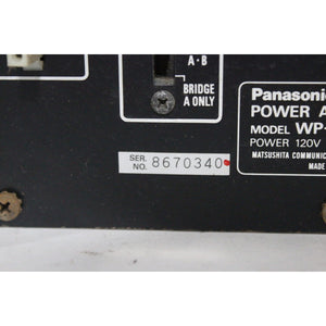 Panasonic WP-9220 2 Channel Power Amplifier