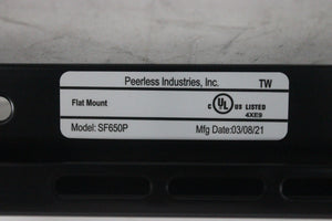 Peerless SF650P SmartMount Universal Flat Wall Mount for 39"-75" Displays in Original Box