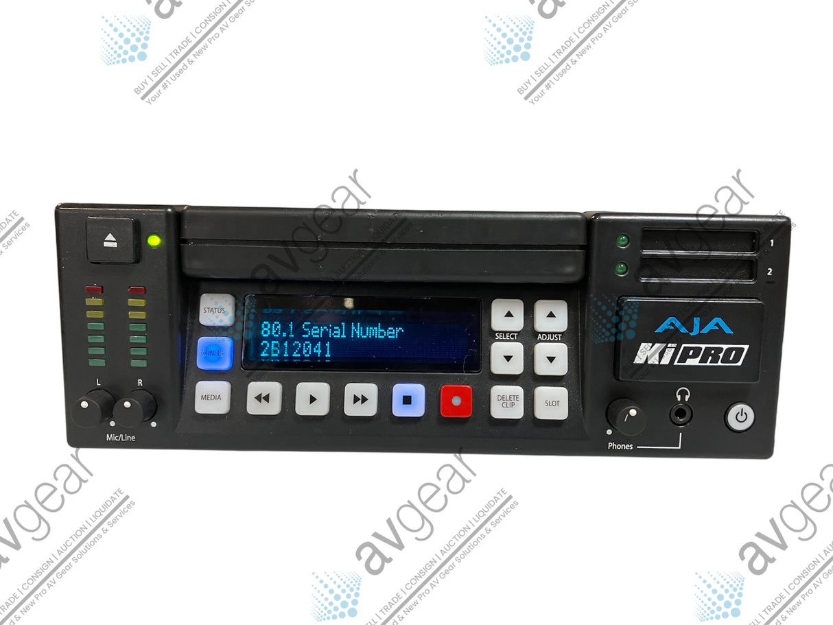 AJA Ki Pro Video Recorder w/ KI-STOR500-USB 500GB Hard Disk Drive Storage Module