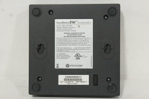 Polycom SoundStation 2W EX DECT Conference Phone w/ (2) Expandable Microphones in Pelican 1550 Case