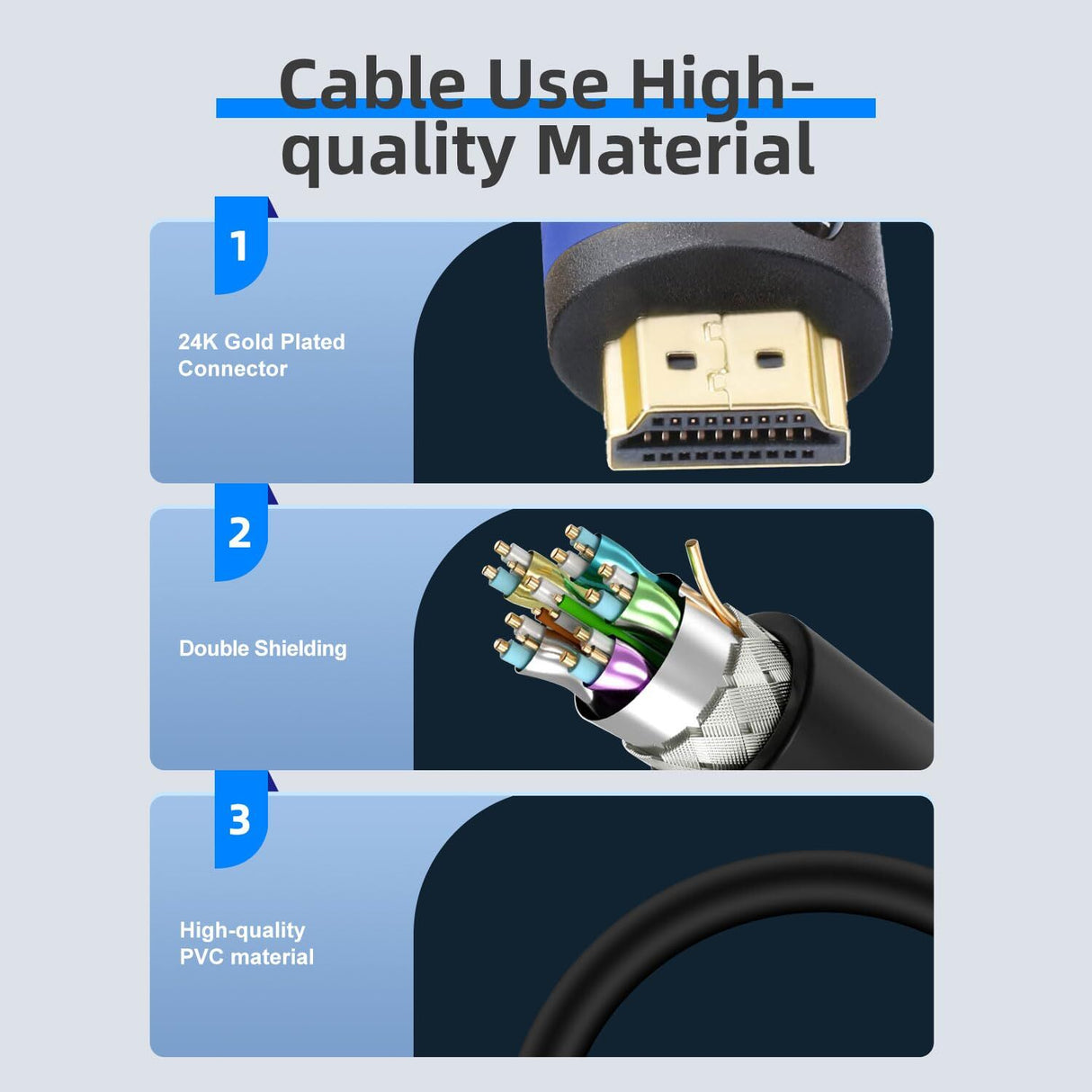 Postta Ultra HDMI 2.0V Cable w/ Ethernet