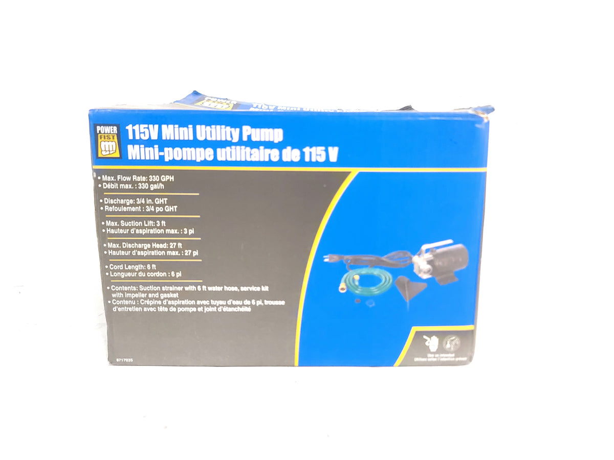 Power Fist 115V Mini Utility Pump