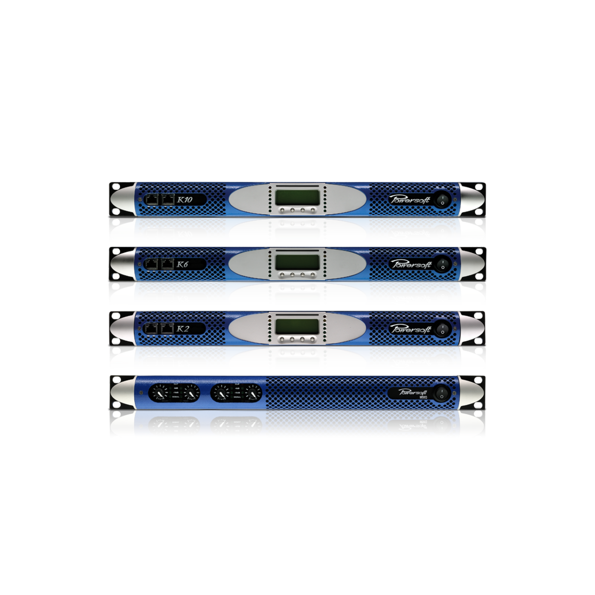 (15) PowerSoft K10, K6, K2, M50Q Amplifiers
