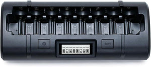 Powerex MH-C808M Charger for 8 AA/AAA/C/D NiMH/NiCD Batteries