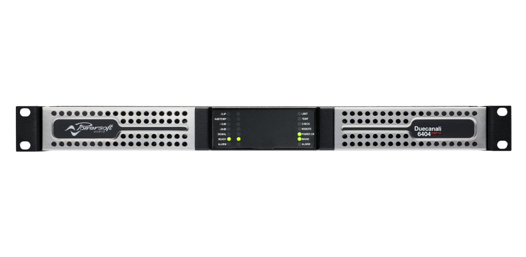 Powersoft DUECANALI 6404 DSP+DANTE 2-Channel 6400W Power Amp with DSP