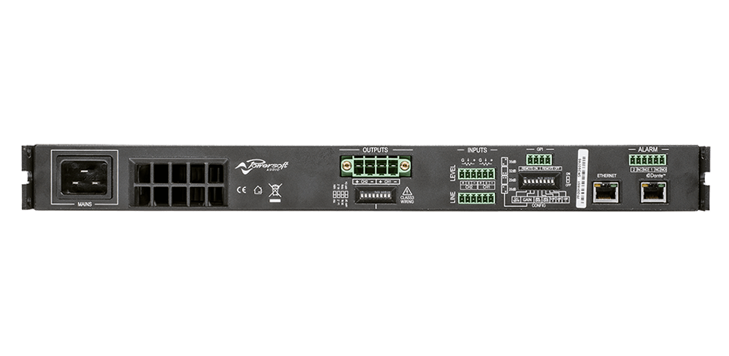Powersoft DUECANALI 6404 DSP+DANTE 2-Channel 6400W Power Amp with DSP