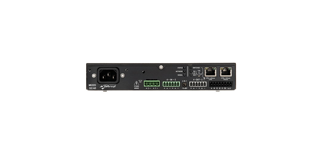 Powersoft Mezzo 322 AD 320W/2-channel Compact Amplifier with DSP and D ...