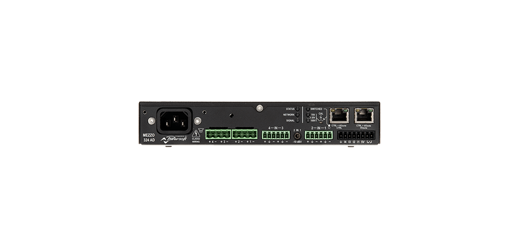 Powersoft Mezzo 324 AD 4-Channel 320W Power Amplifier with DSP and Dan ...