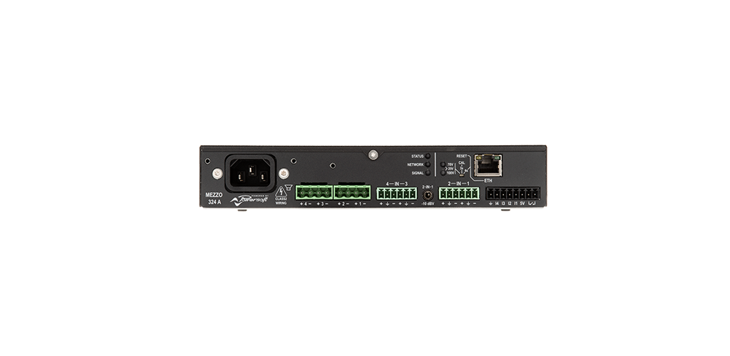 Powersoft Mezzo 324 A 4-Channel 320W Power Amplifier with DSP – AVGear.com