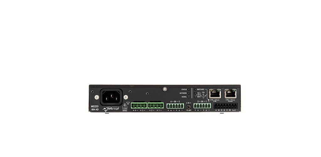 Powersoft Mezzo 604 AD 600W/4-channel Compact Amplifier w/ DSP and Dante