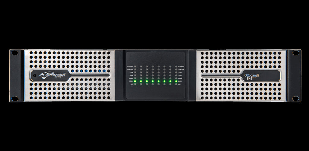 Powersoft OTTOCANALI 8K4 DSP+DANTE Analog 16 x 8-Channel Power Amplifier