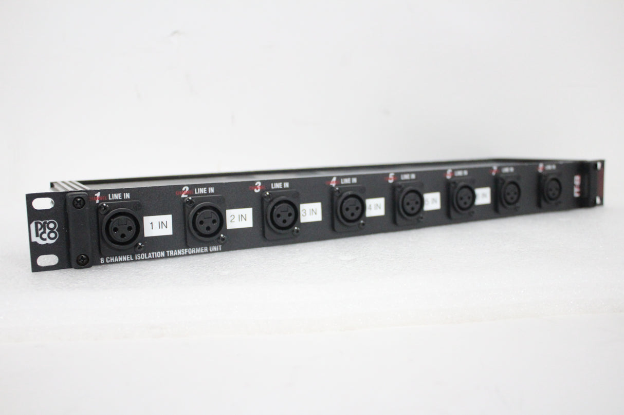 Pro Co IT8 8-Channel Isolation Transformer Unit