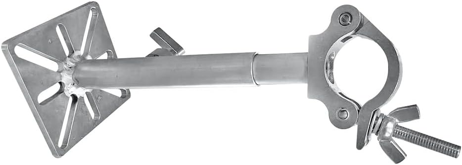 Pro X XT-TC5LEDPA 10-13" LED Wall Mounting Plate to Extension 2" Pole Truss Clamp for Ground Stacking and Hanging