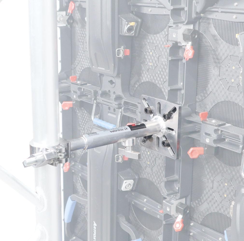 Pro X XT-TC5LEDPA 10-13" LED Wall Mounting Plate to Extension 2" Pole Truss Clamp for Ground Stacking and Hanging