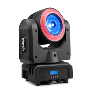 Martin RUSH MH 10 Beam FX Super Compact LED beam light with RGBW color mixing and LED pixel ring