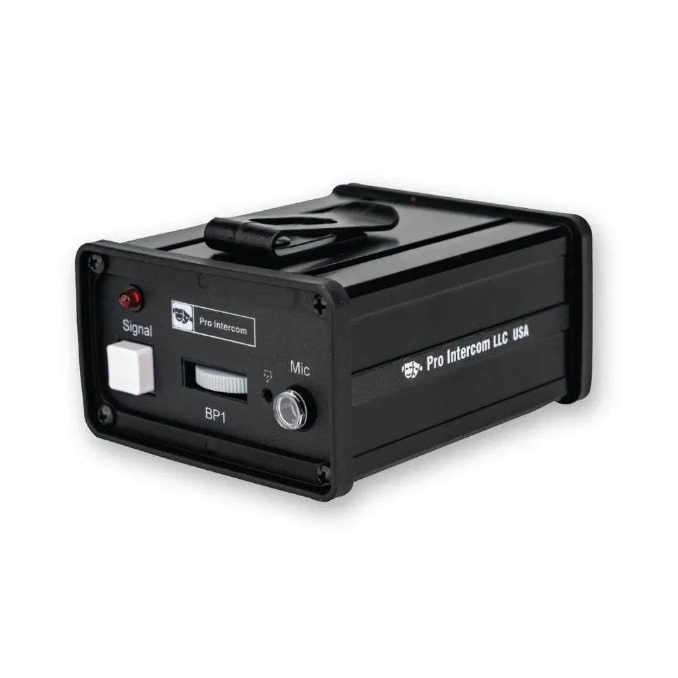 Production Intercom BP1 Single Circuit Headset Station Beltpacks
