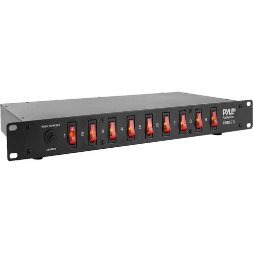 Pyle Pro PDBC70 Rack Mountable Power Strip