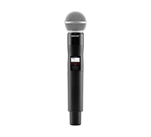 Shure QLXD2/SM58Digital Handheld Wireless Microphone Transmitter with SM58 Capsule (V50 Band: 174-216 MHz)