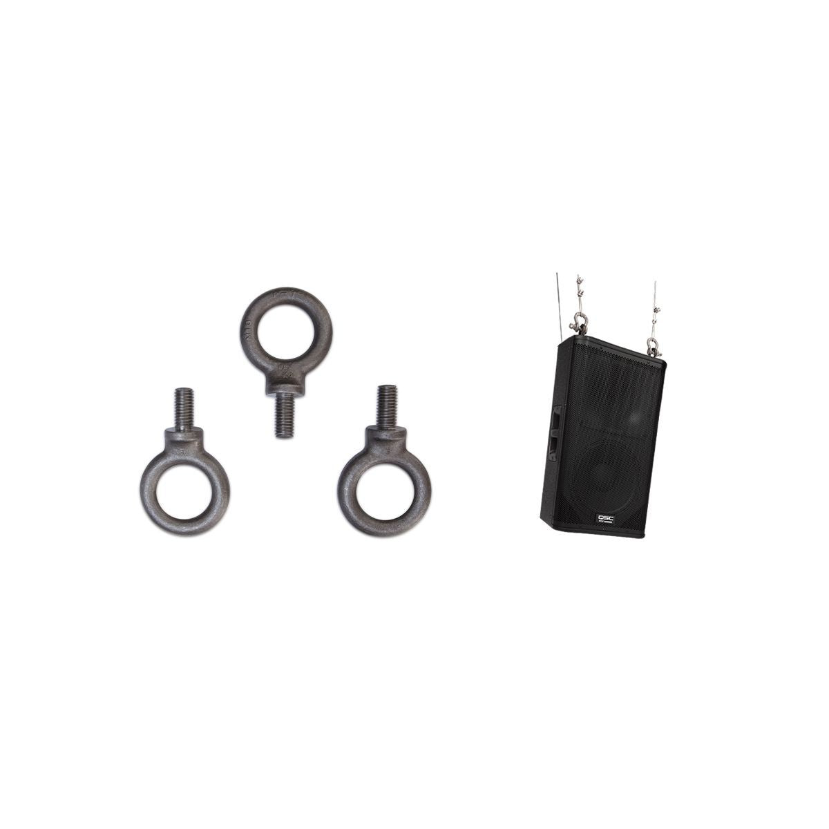 QSC KW Series M10 EYEBOLT KIT-W Eyebolt Suspension Kit for Loudspeakers