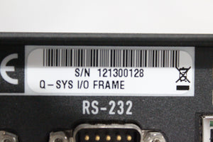 QSC Q-SYS I/O Frame + (2) CIML4 Input Cards + (1) COL4 Output Card
