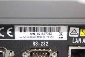 QSC Q-SYS I/O Frame + (3) CIML4 Input Cards