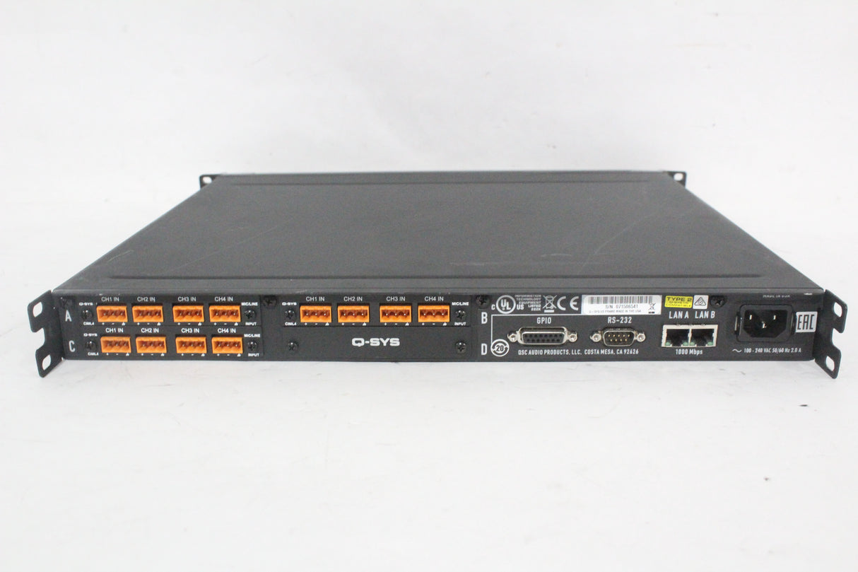 QSC Versatile Q-SYS I/O Frame Network Interface (1583-316)