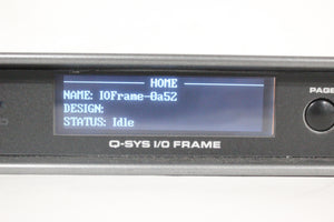 QSC Versatile Q-SYS I/O Frame Network Interface (1583-331)