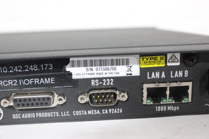QSC Versatile Q-SYS I/O Frame Network Interface (1583-331)