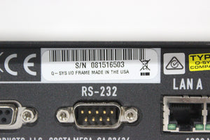 QSC Versatile Q-SYS I/O Frame Network Interface (1583-332)